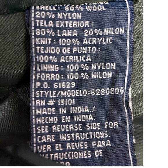 Bugle Boy Wool Coat XLARGE Vintage Retro 1990s Y2K - Picture 4 of 5